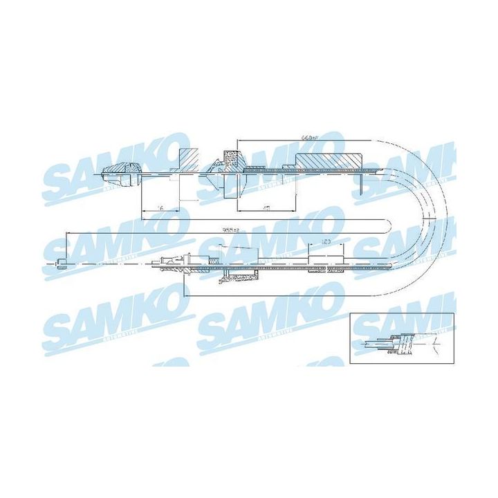 Sankabos trosas SAMKO C0199C