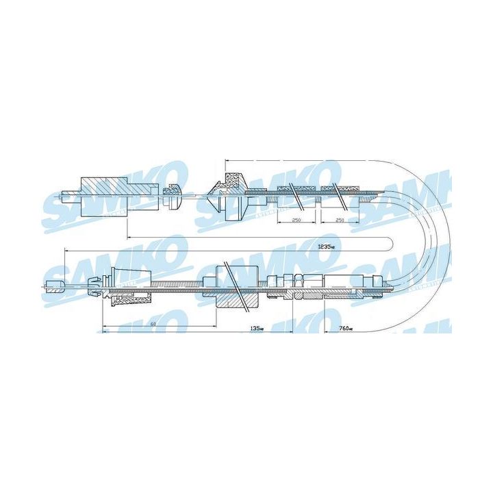 Sankabos trosas SAMKO C0204C