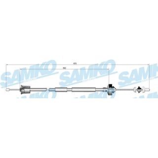 Sankabos trosas SAMKO C0209C