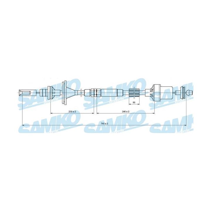 Sankabos trosas SAMKO C0213C