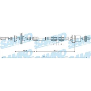 Sankabos trosas SAMKO C0215C