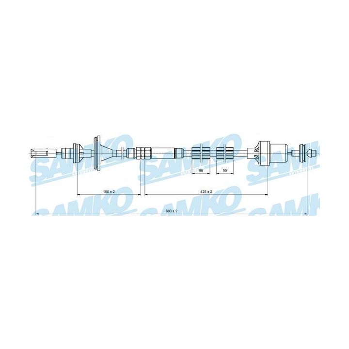 Sankabos trosas SAMKO C0215C