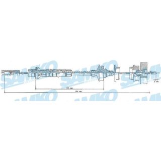 Sankabos trosas SAMKO C0219C