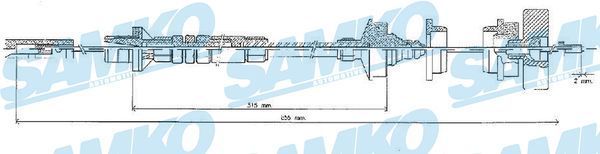 Sankabos trosas SAMKO C0219C