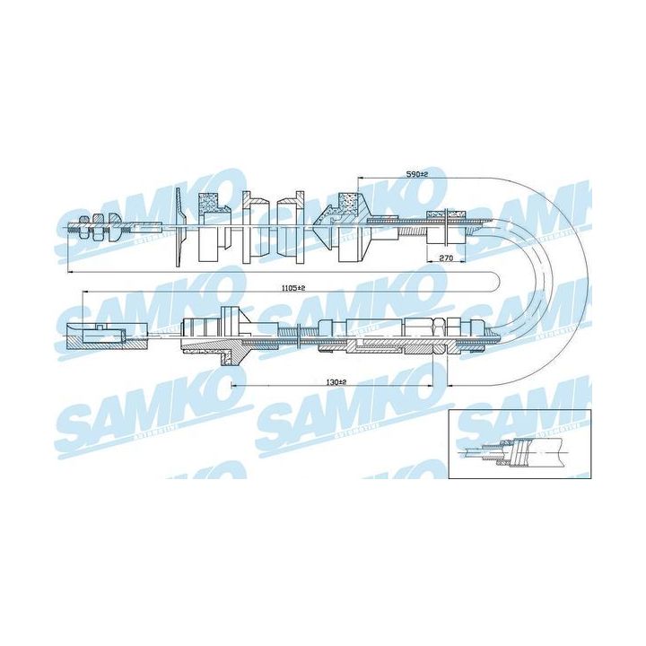 Sankabos trosas SAMKO C0238C