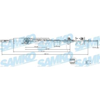 Sankabos trosas SAMKO C0240C