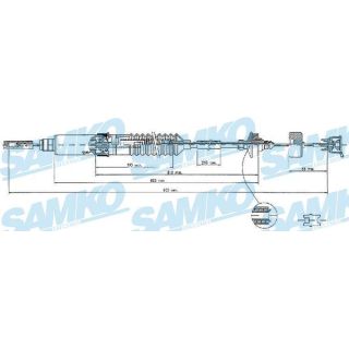 Sankabos trosas SAMKO C0241C