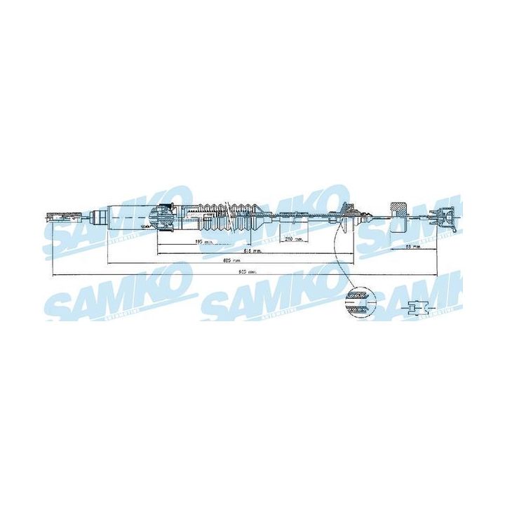 Sankabos trosas SAMKO C0241C