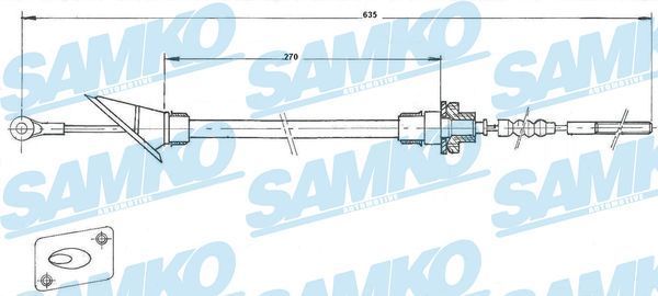 Sankabos trosas SAMKO C0245C