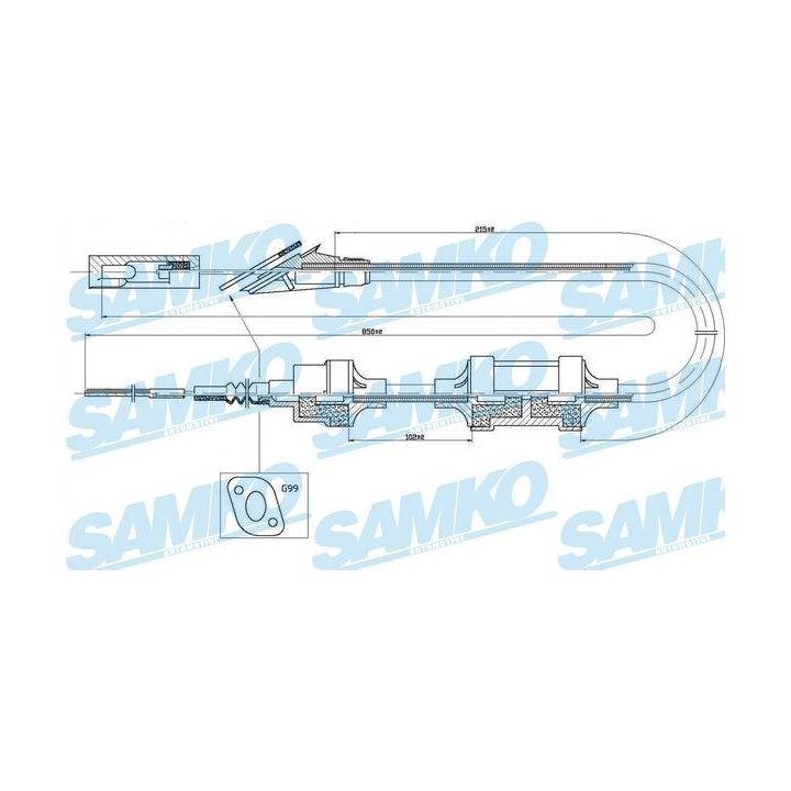 Sankabos trosas SAMKO C0407C