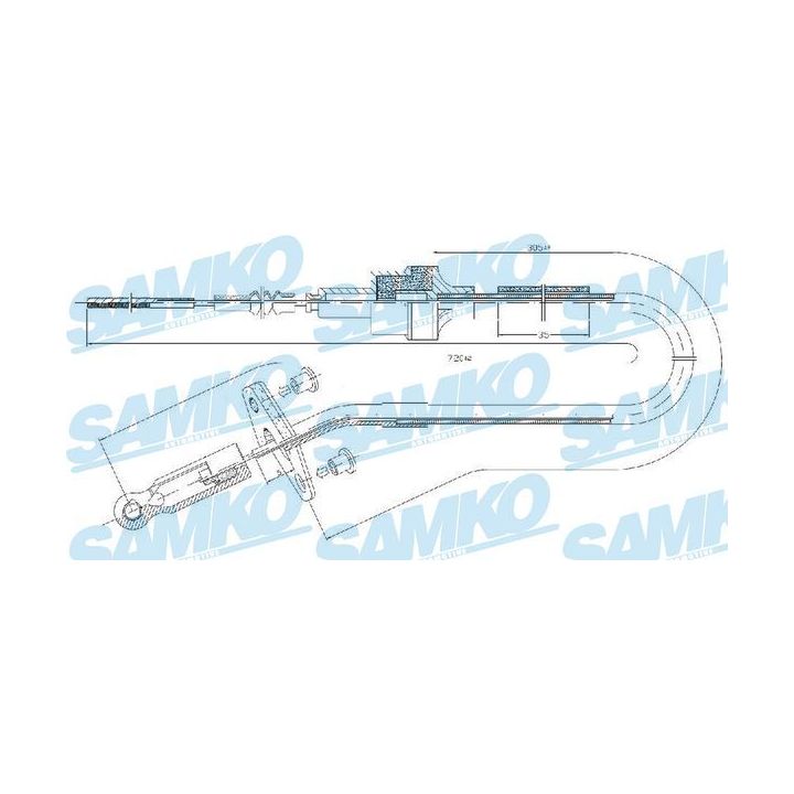 Sankabos trosas SAMKO C0409C