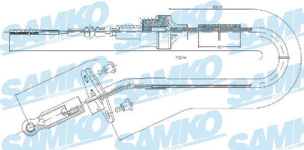 Sankabos trosas SAMKO C0409C