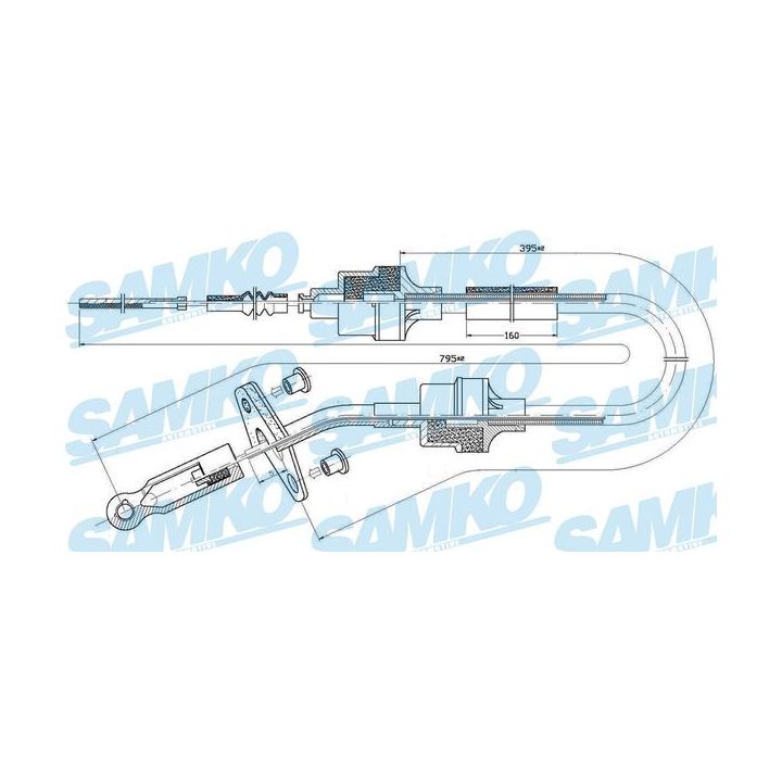 Sankabos trosas SAMKO C0412C