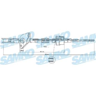 Sankabos trosas SAMKO C0423C