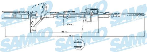Sankabos trosas SAMKO C0423C
