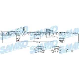 Sankabos trosas SAMKO C0424C