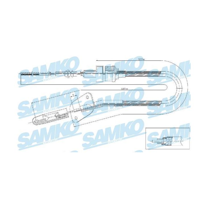 Sankabos trosas SAMKO C0463C