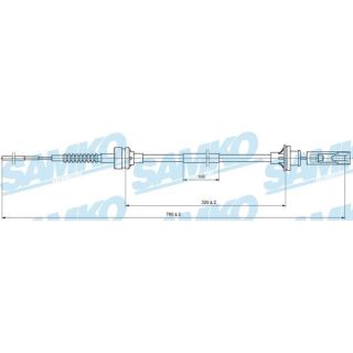 Sankabos trosas SAMKO C0467C