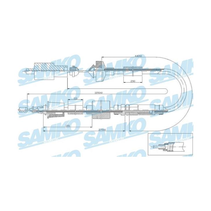 Sankabos trosas SAMKO C0470C
