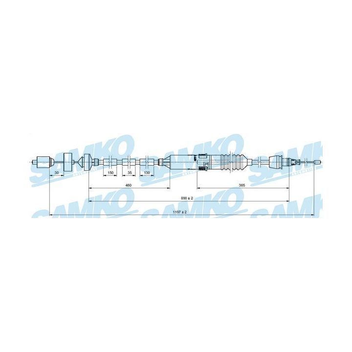 Sankabos trosas SAMKO C0471C