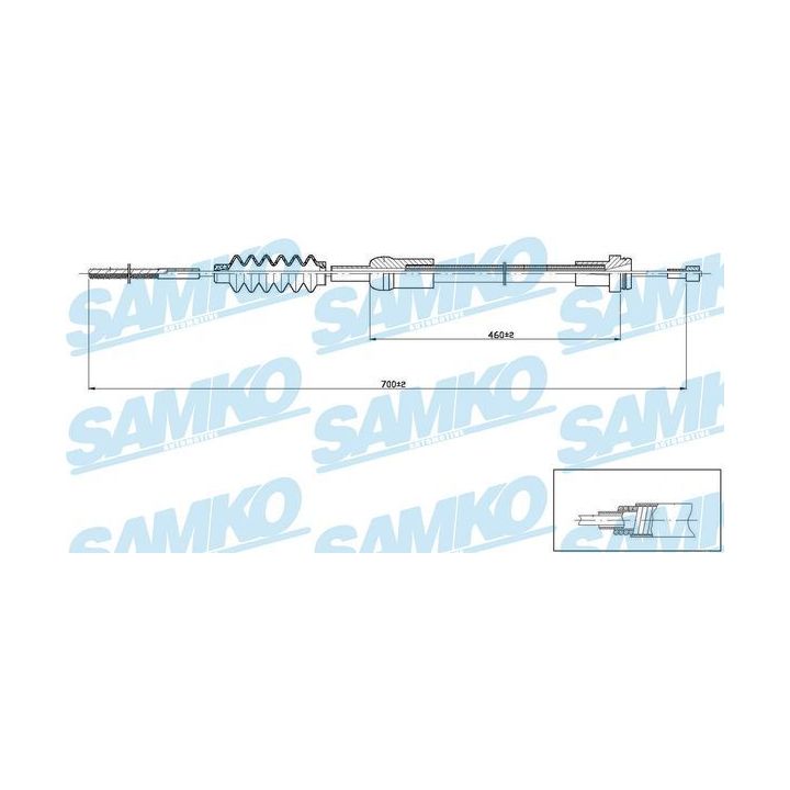 Sankabos trosas SAMKO C0477C