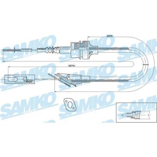 Sankabos trosas SAMKO C0493C