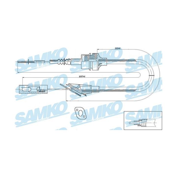 Sankabos trosas SAMKO C0493C