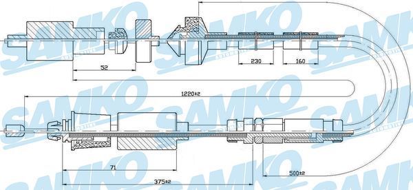 Sankabos trosas SAMKO C0503C