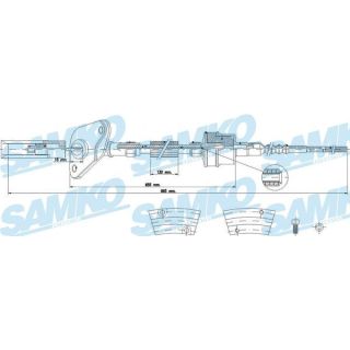 Sankabos trosas SAMKO C0565C
