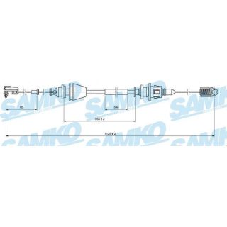 Akceleratoriaus trosas SAMKO C0146A