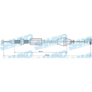 Akceleratoriaus trosas SAMKO C0147A