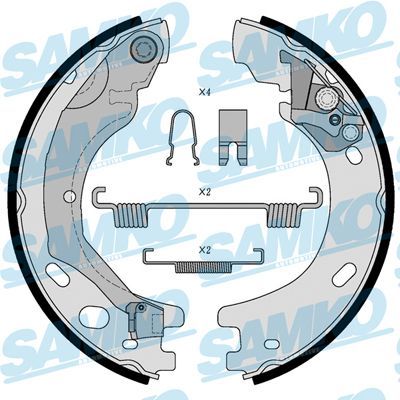 Stabdžių trinkelių komplektas, stovėjimo stabdis SAMKO 81030
