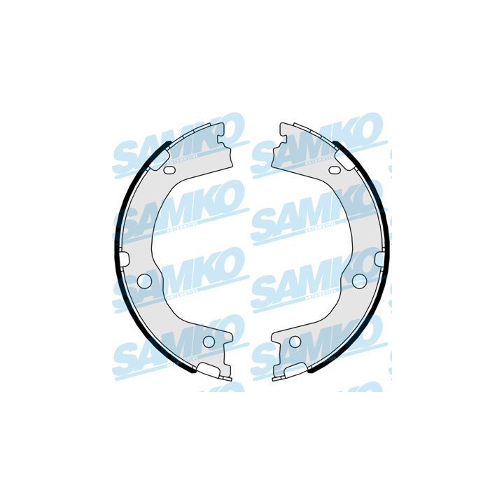 Stabdžių trinkelių komplektas, stovėjimo stabdis SAMKO 81047