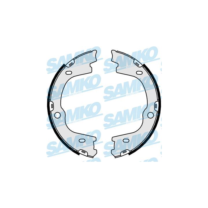 Stabdžių trinkelių komplektas, stovėjimo stabdis SAMKO 81057