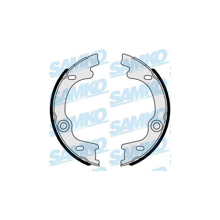 Stabdžių trinkelių komplektas, stovėjimo stabdis SAMKO 81063
