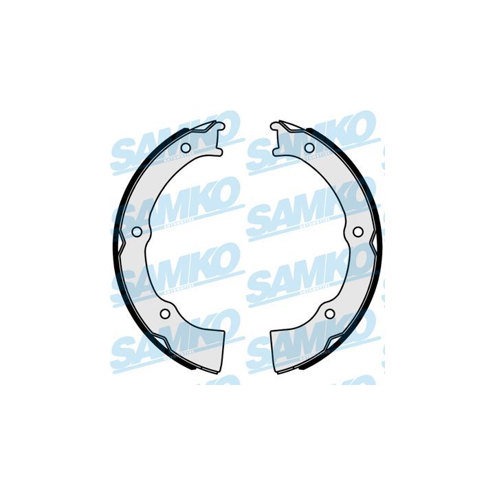 Stabdžių trinkelių komplektas, stovėjimo stabdis SAMKO 81092