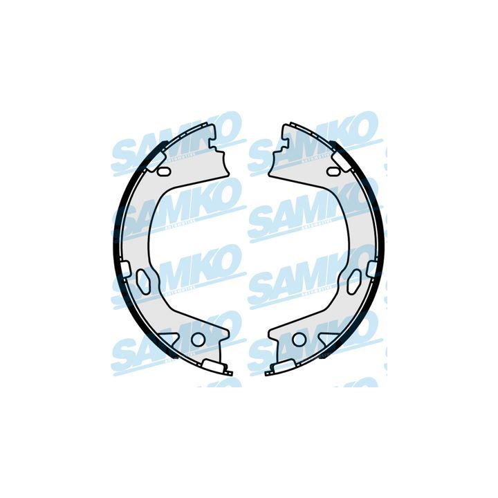 Stabdžių trinkelių komplektas, stovėjimo stabdis SAMKO 81094