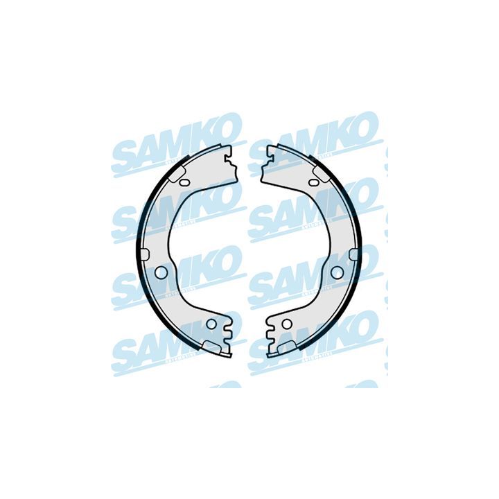 Stabdžių trinkelių komplektas, stovėjimo stabdis SAMKO 81177