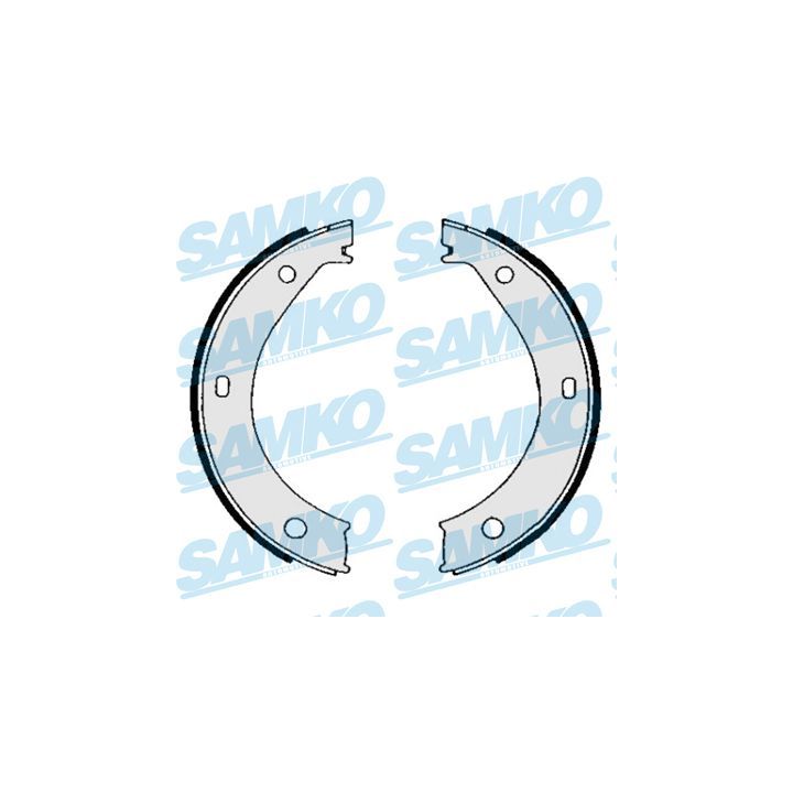 Stabdžių trinkelių komplektas, stovėjimo stabdis SAMKO 84690