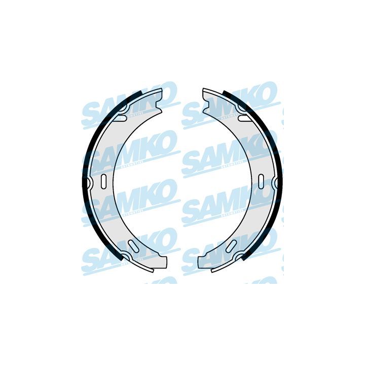 Stabdžių trinkelių komplektas, stovėjimo stabdis SAMKO 84730