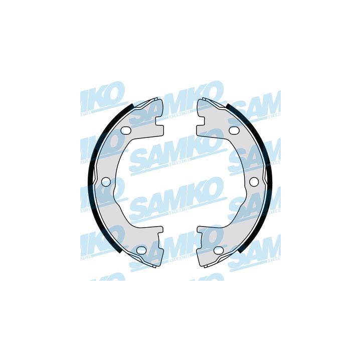 Stabdžių trinkelių komplektas, stovėjimo stabdis SAMKO 87800