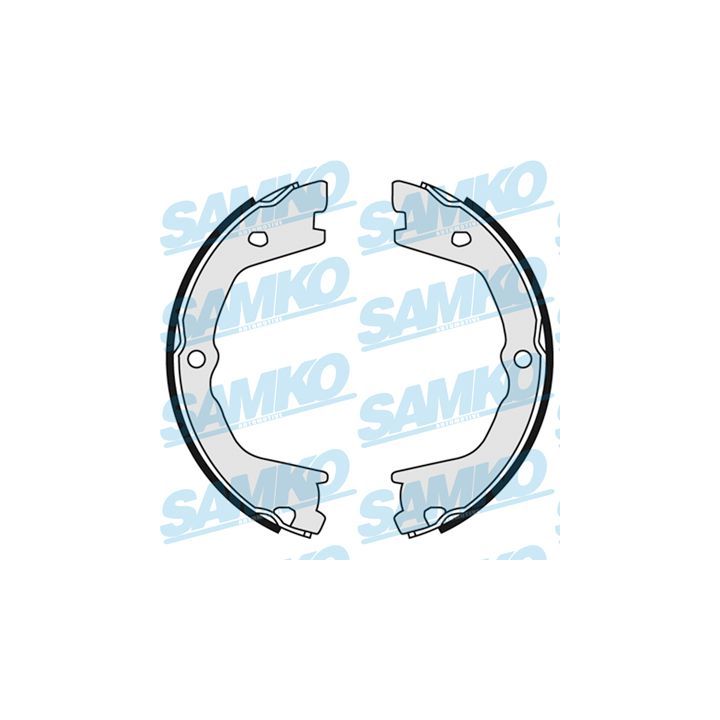 Stabdžių trinkelių komplektas, stovėjimo stabdis SAMKO 89080