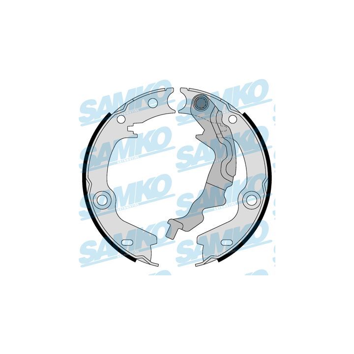 Stabdžių trinkelių komplektas, stovėjimo stabdis SAMKO 89440