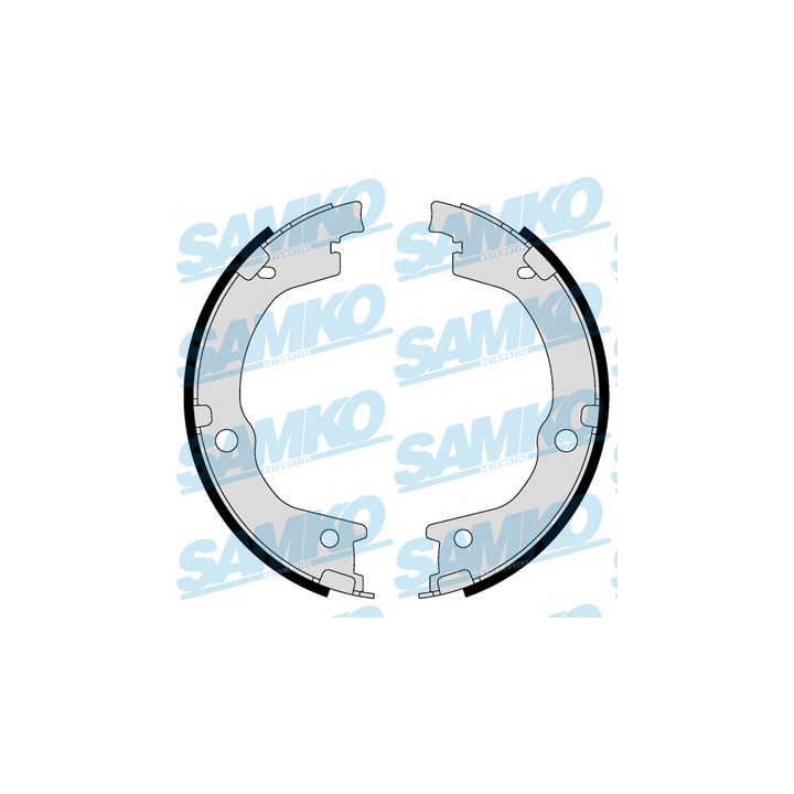 Stabdžių trinkelių komplektas, stovėjimo stabdis SAMKO 89460