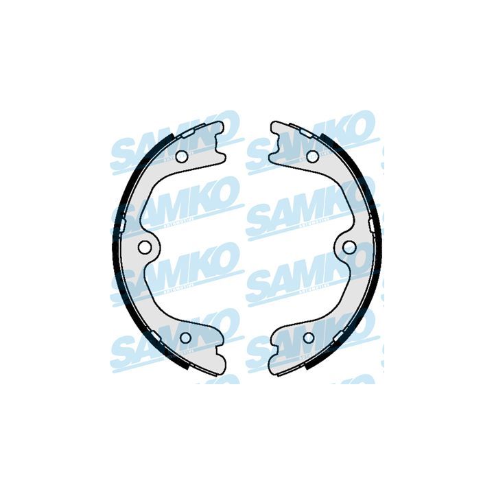 Stabdžių trinkelių komplektas, stovėjimo stabdis SAMKO 89490