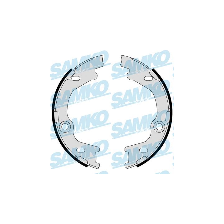 Stabdžių trinkelių komplektas, stovėjimo stabdis SAMKO 89630