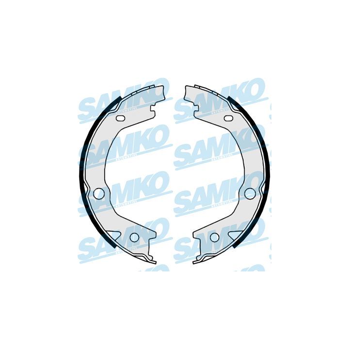 Stabdžių trinkelių komplektas, stovėjimo stabdis SAMKO 89800