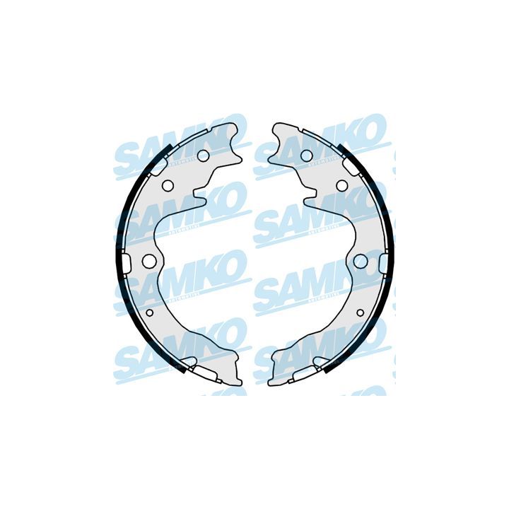 Stabdžių trinkelių komplektas, stovėjimo stabdis SAMKO 89820