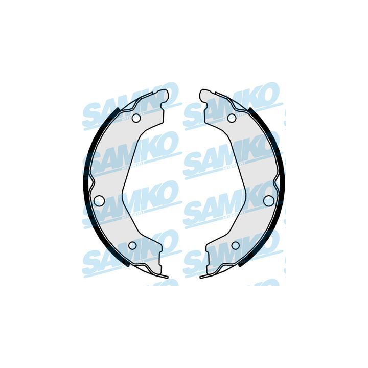 Stabdžių trinkelių komplektas, stovėjimo stabdis SAMKO 89930