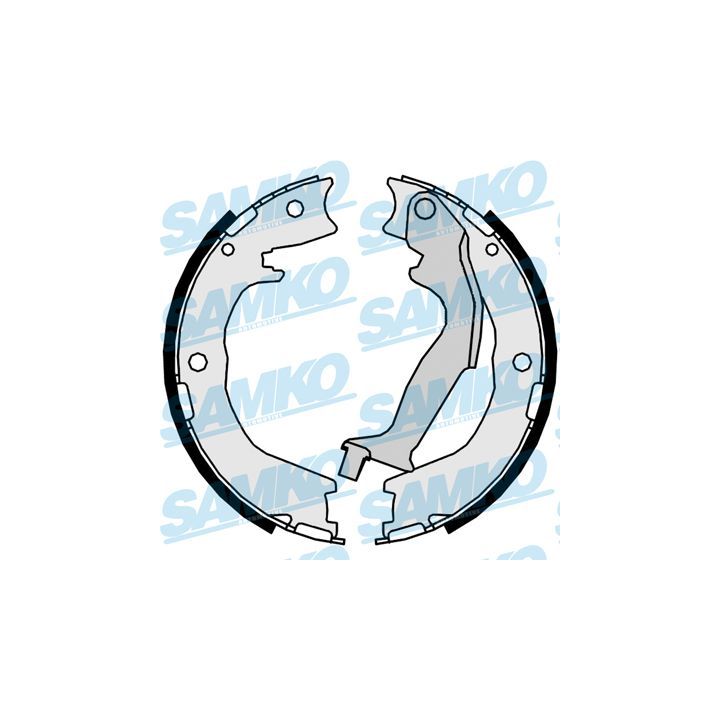 Stabdžių trinkelių komplektas, stovėjimo stabdis SAMKO 89940